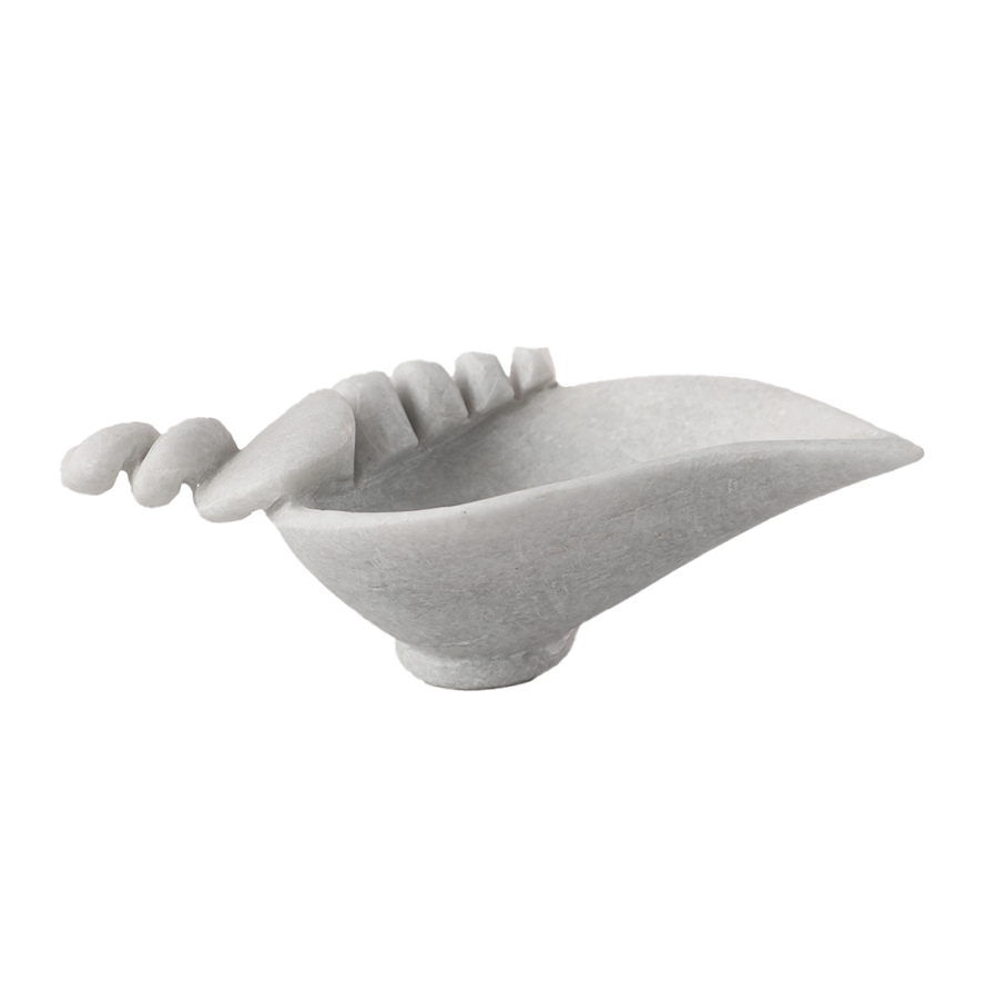 Shank Shaped Marble Bowl