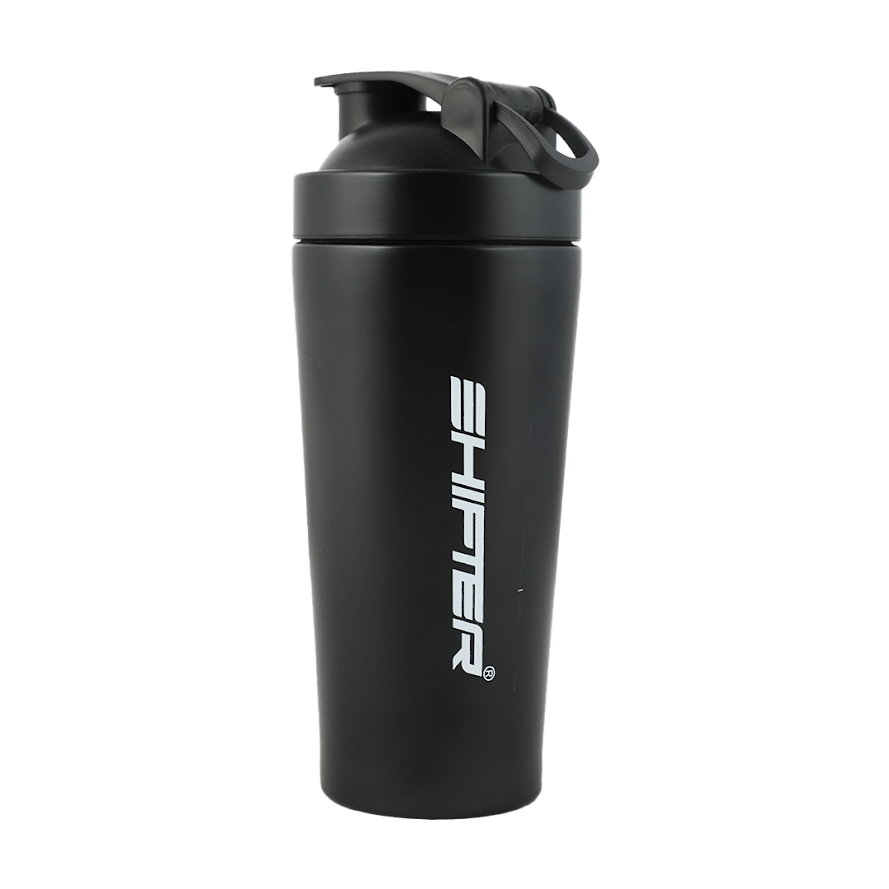 Protien Sipper Sports Metal Black